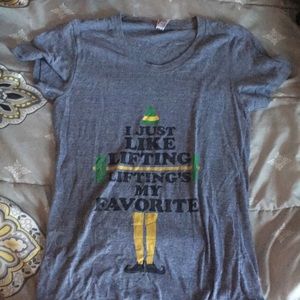 American Apparel Elf Lifting shirt crossfit